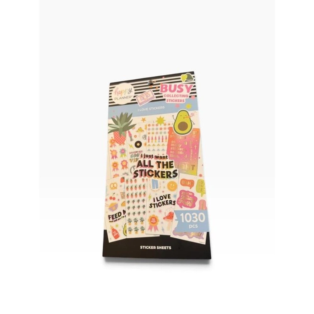 Happy Planner I Love Stickers Sticker Book. Barely Used
